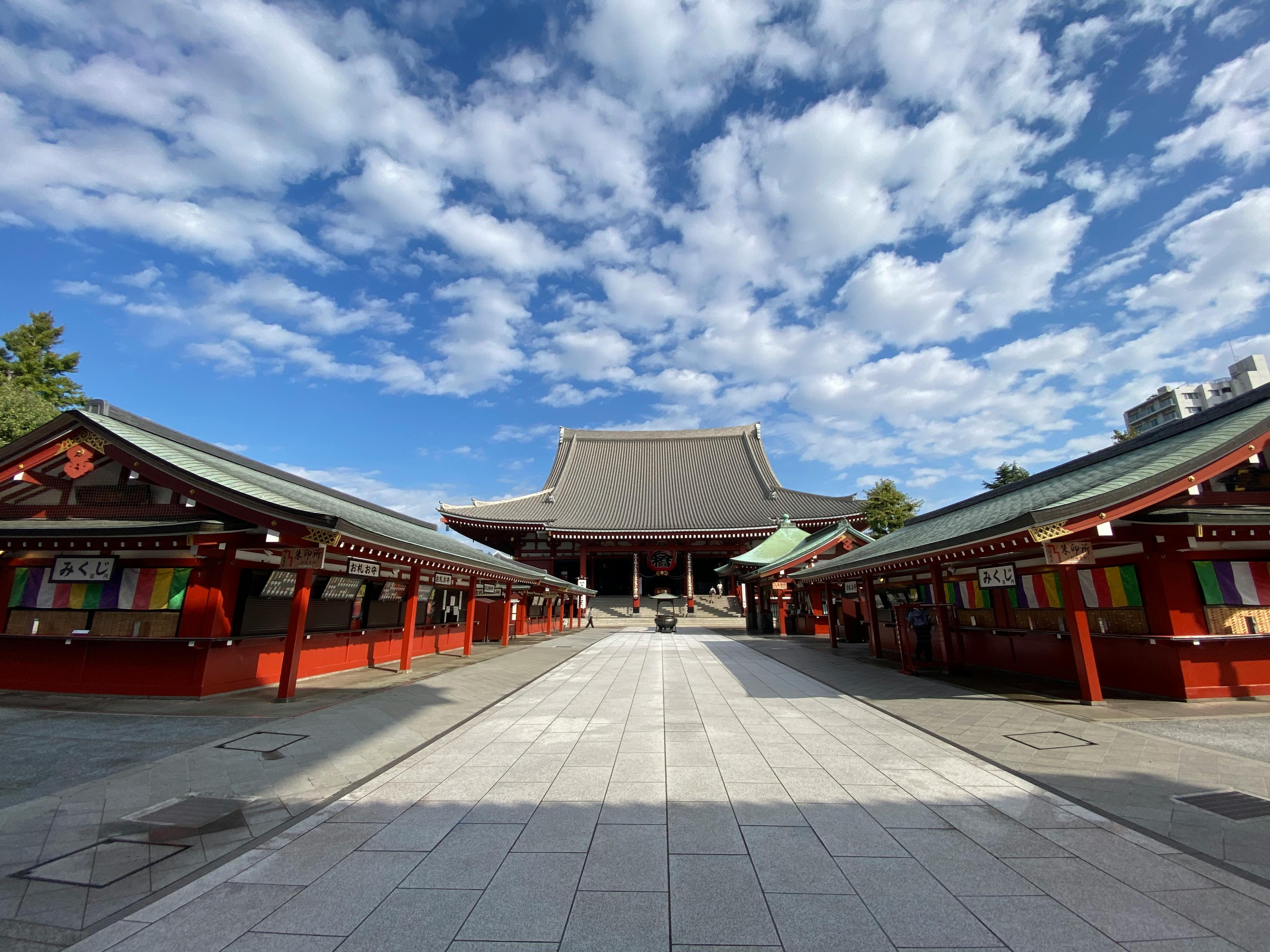 寺院の旅行イメージ